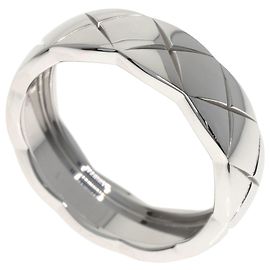 Chanel Coco Crush Medium Ring in 18K White Gold Golden