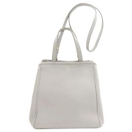 Céline Celine Fold Cabas 2-Way Handbag Brown
