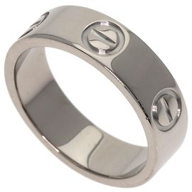 Cartier Love Ring in 18K White Gold Golden