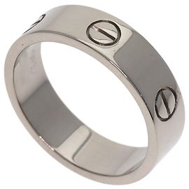 Bague Love Cartier en or blanc 18K Doré
