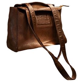 Fendissime Fendi Brown Leather Handbag Brown
