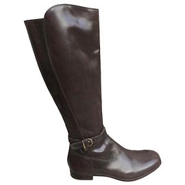 Autre Marque AGL leather boots dark brown Dark brown