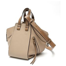 Loewe Hammock Bag Small Shoulder Grey Sand