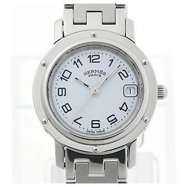 Hermès Relógio de quartzo branco Hermes Clipper CL4.210 Outro