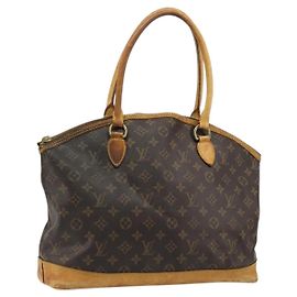 LOUIS VUITTON Bolsa de Mão Lockit Horizontal Monogram M40104 LV Auth bs34384 Monograma