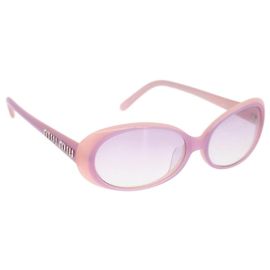 Miu Miu Sunglasses plastic Pink Auth hk3690 Pink