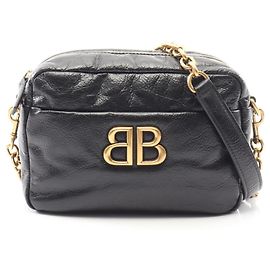 Balenciaga MONACO XS Camera Bag Black