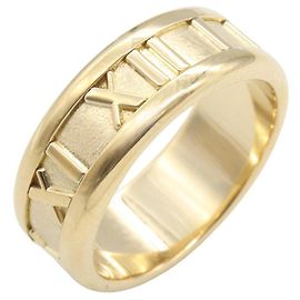 Bague Atlas en or jaune 18K de Tiffany & Co. Doré