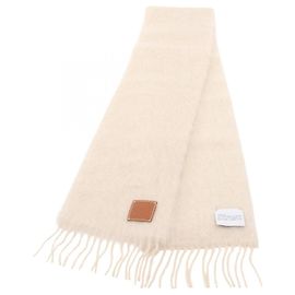 Sciarpa in mohair e lana Anagram Loewe Crudo