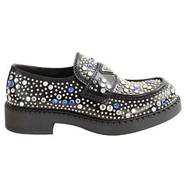 Prada Schwarze Loafer Schwarz