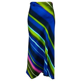 Dorothée Schumacher Gonna midi blu a righe multicolori Citylight di Dorothee Schumacher Multicolore