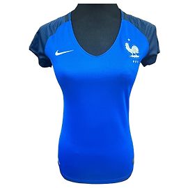 Nike Frankreich Dri-Fit Fußballtrikot Blau