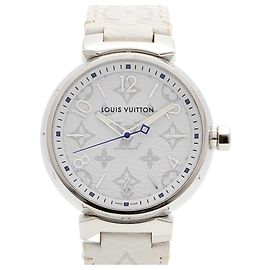 Louis Vuitton Tambour QA114 White Dial Men's Watch Other