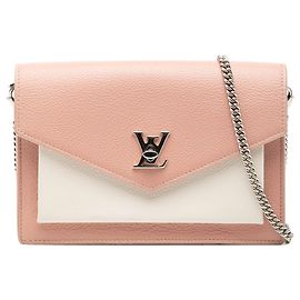 Pochete MyLockMe em couro bicolor rosa Louis Vuitton Rosa
