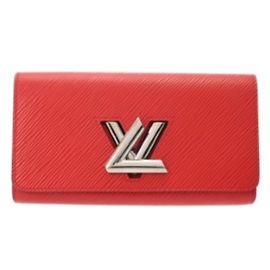Cartera Larga Twist Coquelicot Epi Louis Vuitton Roja