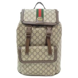 Gucci Ophidia Rucksack Braun Beige