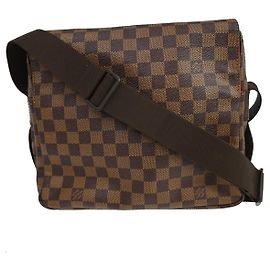 Louis Vuitton Naviglio Handbag Damier Brown
