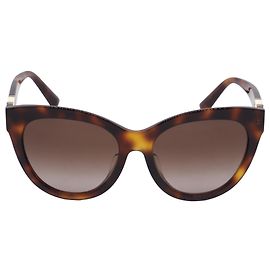 Valentino Garavani Gafas de sol Cat-eye VLOGO Valentino en acetato marrón Castaño Roja