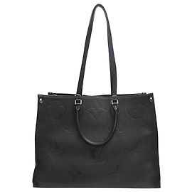 Borsa OnTheGo GM Monogram Empreinte in pelle nera di Louis Vuitton Nero