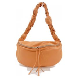 Bolsa de ombro de couro Jil Sander Laranja