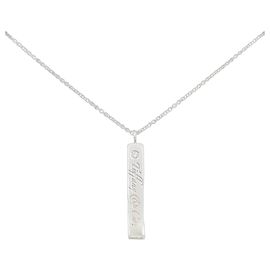 Tiffany & Co Tiffany Notes 925 Silber Diamant Halskette Silber