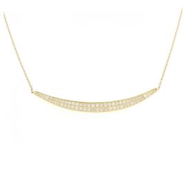 Autre Marque Collier en diamant Au750 Doré