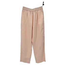 Forte Forte Calça camel em linho Bege