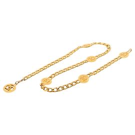Cinturón de cadena vintage de 6 eslabones Chanel Coco Mark Otro