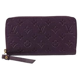Carteira Longa Monogram Empreinte Louis Vuitton Outro Roxo