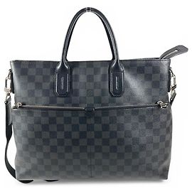 Louis Vuitton Damier Graphite Briefcase Black
