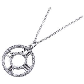 Collana Atlas in oro bianco e diamanti per donna di Tiffany & Co. Bianco