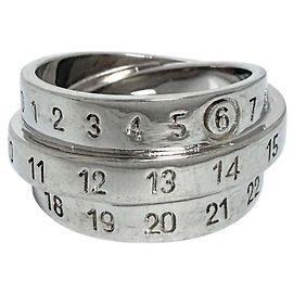 Maison Martin Margiela Anello Numerico Triplo Logo da Uomo Maison Margiela Altro