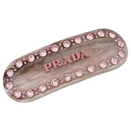 Fermaglio per Capelli Plex da Donna Prada in Rosa Rosa