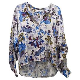 Blusa floral de algodón Isabel Marant Etoile Multicolor