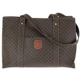 Céline Borsa Tote/Spalla CELINE Macadam Marrone Scuro Marrone scuro
