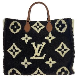 Borsa OnTheGo GM Teddy Monogram Louis Vuitton Nero Bianco