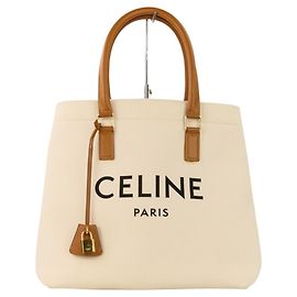 Céline Celine Horizontale Cabas Tasche Weiß