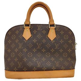 Bolsa Alma Louis Vuitton em canvas Monogram MM Bege