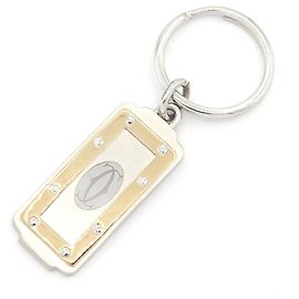 Chaveiro Cartier Santos T1220328 Prata Dourado