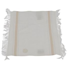 Hermès HERMES Hand Towel Cotton White Auth 174173A White