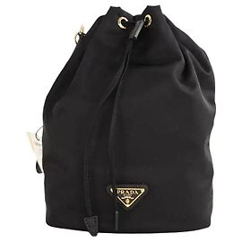 Prada Mini bolsa preta Preto
