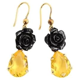 Prada Orecchini gialli Giallo