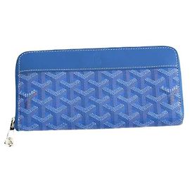 Goyard Portefeuille bleu Bleu