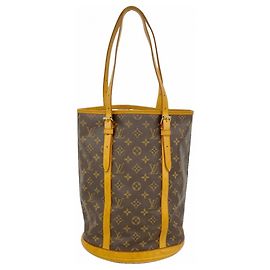 Borsa Tote Bucket GM Monogram Louis Vuitton Marrone