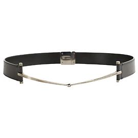 Gucci Schwarzer Gürtel Schwarz