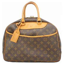 Sac à main Deauville Monogram Louis Vuitton Marron