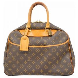Sac à main Deauville Monogram Louis Vuitton Marron