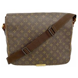 Borsa a Spalla Monogram Abbesses di Louis Vuitton Marrone