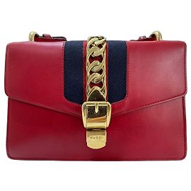 Gucci Sylvie Petit Rouge Or Rouge Bijouterie dorée