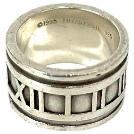 Tiffany & Co Tiffany Atlas Sterling Silver 925 Ring Silvery